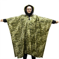 Дождевик плащ-палатка (тактический дождевик куртка) с капюшоном + чехол OSPORT (ty-0031) Пиксель Дождевик плащ-палатка (тактический дождевик куртка) с капюшоном + чехол OSPORT (ty-0031) Пиксель