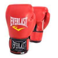 Перчатки боксерские для бокса 12 унций на липучке Everlast кожа PU (BO-3987) Красный Перчатки боксерские для бокса 12 унций на липучке Everlast кожа PU (BO-3987) Красный