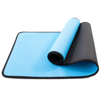 Коврик для йоги и фитнеса EVA двухслойный (йога мат, каремат спортивный) OSPORT Yoga Pro+ 8мм (OF-0275) Черно-голубой Коврик для йоги и фитнеса EVA двухслойный (йога мат, каремат спортивный) OSPORT Yoga Pro+ 8мм (OF-0275) Черно-голубой