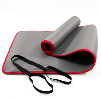 Коврик для йоги и фитнеса NBR (йога мат, каремат спортивный) OSPORT Mat Pro Plus 1см (OF-0276) Серо-красный Коврик для йоги и фитнеса NBR (йога мат, каремат спортивный) OSPORT Mat Pro Plus 1см (OF-0276) Серо-красный