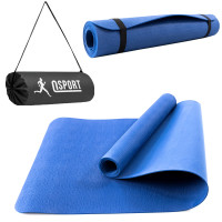 Коврик для йоги и фитнеса + чехол (йога мат, каремат спортивный) OSPORT Yoga Pro 3мм (OF-0089) Синий Коврик для йоги и фитнеса + чехол (йога мат, каремат спортивный) OSPORT Yoga Pro 3мм (OF-0089) Синий