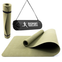 Коврик для йоги и фитнеса + чехол (йога мат, каремат спортивный) OSPORT Yoga Pro 3мм (OF-0089) Хаки Коврик для йоги и фитнеса + чехол (йога мат, каремат спортивный) OSPORT Yoga Pro 3мм (OF-0089) Хаки