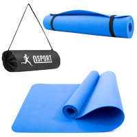 Коврик для йоги и фитнеса + чехол (йога мат, каремат спортивный) OSPORT Yoga Pro 3мм (OF-0089) Голубой Коврик для йоги и фитнеса + чехол (йога мат, каремат спортивный) OSPORT Yoga Pro 3мм (OF-0089) Голубой