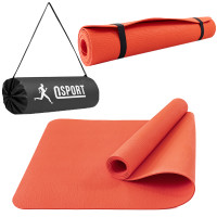 Коврик для йоги и фитнеса + чехол (йога мат, каремат спортивный) OSPORT Yoga Pro 3мм (OF-0089) Красный Коврик для йоги и фитнеса + чехол (йога мат, каремат спортивный) OSPORT Yoga Pro 3мм (OF-0089) Красный