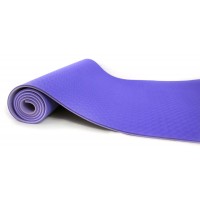 Коврик для йоги и фитнеса TPE (йога мат, каремат спортивный) OSPORT Yoga ECO Pro 6мм (FI-0076) Фиолетово-светлофиолетовый Коврик для йоги и фитнеса TPE (йога мат, каремат спортивный) OSPORT Yoga ECO Pro 6мм (FI-0076) Фиолетово-светлофиолетовый