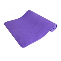 Коврик для йоги и фитнеса TPE (йога мат, каремат спортивный) OSPORT Yoga ECO Pro 6мм (OF-0082) Фиолетовый Коврик для йоги и фитнеса TPE (йога мат, каремат спортивный) OSPORT Yoga ECO Pro 6мм (OF-0082) Фиолетовый