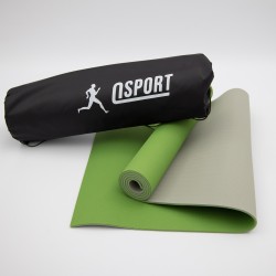 Коврик для йоги и фитнеса + чехол (мат, каремат спортивный) OSPORT Yoga ECO Pro 6мм (n-0007) Оливково-Серый Коврик для йоги и фитнеса + чехол (мат, каремат спортивный) OSPORT Yoga ECO Pro 6мм (n-0007) Оливково-Серый