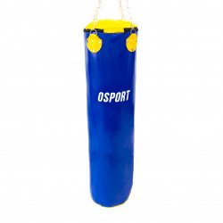 Боксерская груша для бокса (боксерский мешок) ПВХ OSPORT Lite 1.2м (OF-0051) Синяя