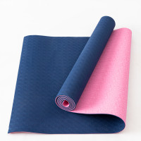 Коврик для йоги и фитнеса TPE (йога мат, каремат спортивный) OSPORT Yoga ECO Pro 4мм (OF-0083) Сине-розовый Коврик для йоги и фитнеса TPE (йога мат, каремат спортивный) OSPORT Yoga ECO Pro 4мм (OF-0083) Сине-розовый
