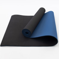 Коврик для йоги и фитнеса TPE (йога мат, каремат спортивный) OSPORT Yoga ECO Pro 8мм (FI-0112) Черно-синий Коврик для йоги и фитнеса TPE (йога мат, каремат спортивный) OSPORT Yoga ECO Pro 8мм (FI-0112) Черно-синий