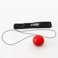 Тренажер fight ball (файт бол) мячик для бокса на резинке OSPORT Lite Plus (OF-0007) Красный Тренажер fight ball (файт бол) мячик для бокса на резинке OSPORT Lite Plus (OF-0007) Красный
