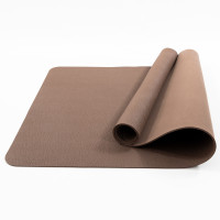 Коврик для йоги и фитнеса EVA (йога мат, каремат спортивный) 120х60 см OSPORT Yoga Pro Mini 3мм (OF-0243) Коричневый Коврик для йоги и фитнеса EVA (йога мат, каремат спортивный) 120х60 см OSPORT Yoga Pro Mini 3мм (OF-0243) Коричневый