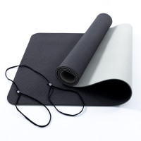 Коврик для йоги и фитнеса TPE (йога мат, каремат спортивный) OSPORT Yoga ECO Pro 6мм (FI-0076) Черно-серый Коврик для йоги и фитнеса TPE (йога мат, каремат спортивный) OSPORT Yoga ECO Pro 6мм (FI-0076) Черно-серый