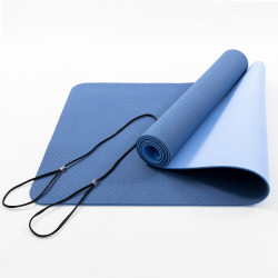 Коврик для йоги и фитнеса TPE (йога мат, каремат спортивный) OSPORT Yoga ECO Pro 6мм (FI-0076) Сине-голубой Коврик для йоги и фитнеса TPE (йога мат, каремат спортивный) OSPORT Yoga ECO Pro 6мм (FI-0076) Сине-голубой